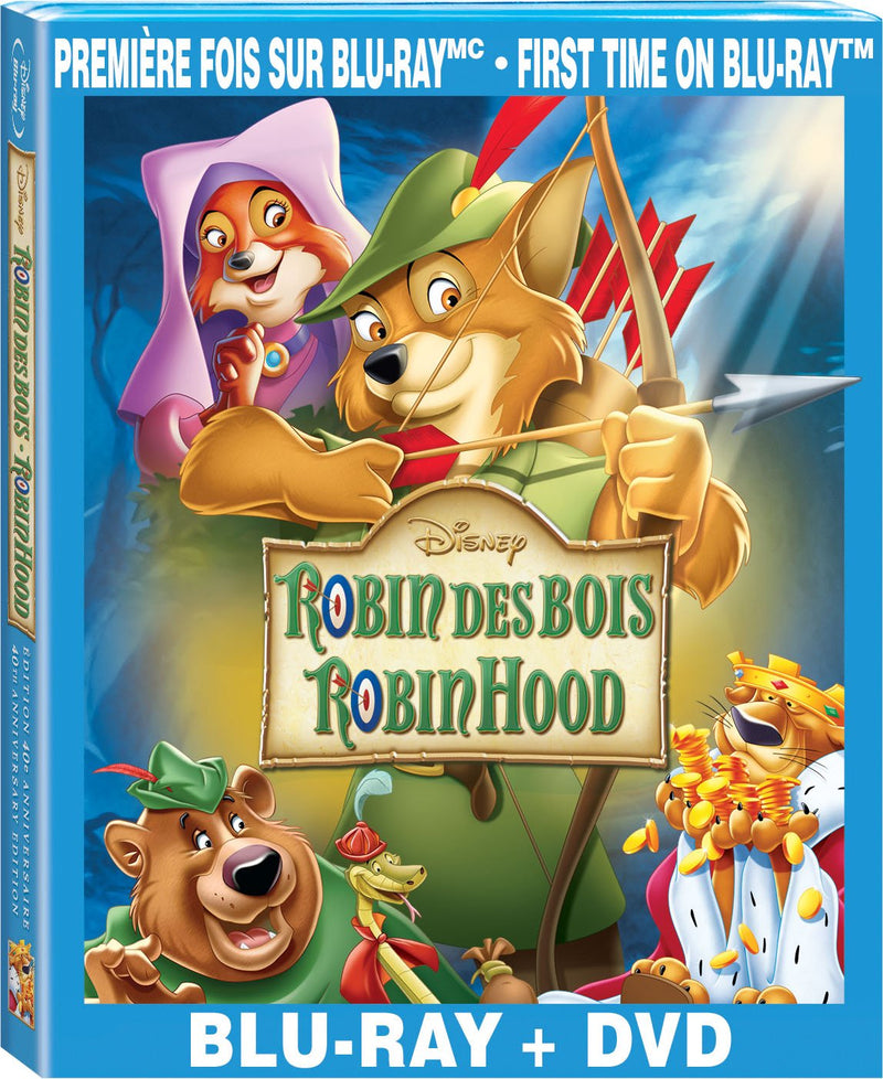 Robin des Bois : Édition 40e Anniversaire / Robin Hood: 40th Anniversary Edition (Bilingual) [Blu-ray + DVD]