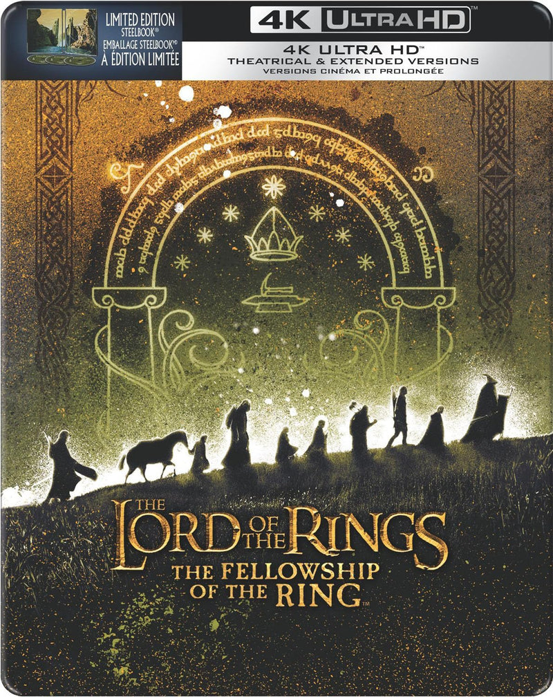 The Lord of the Rings: The Fellowship of Ring (Extended & Theatrical) [Steelbook] - 4K