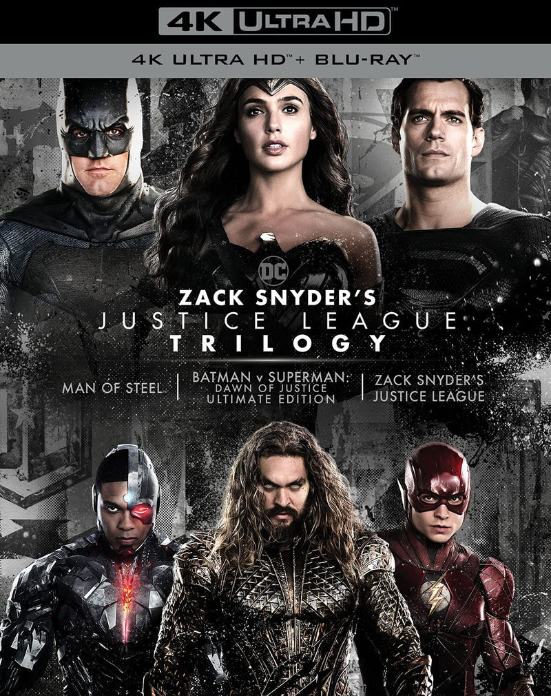 Zack Snyder’s Justice League Trilogy (Man Of Steel / Batman V Superman / Justice League) - 4K