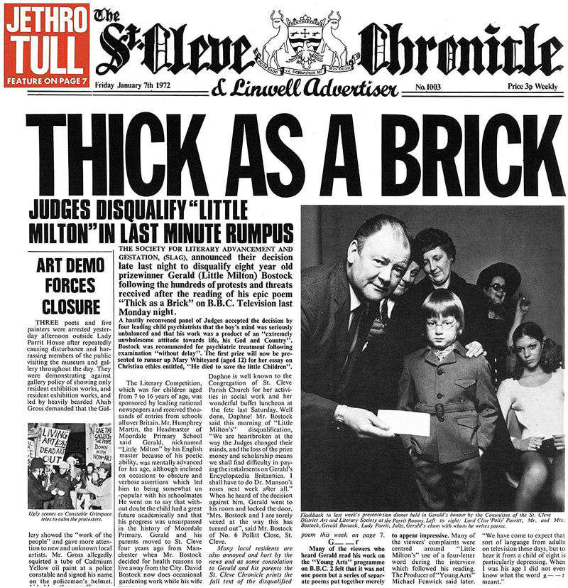 Jethro Tull / Thick as a Brick (40th Anniversary Special Edition) - DVD Audio (Used)