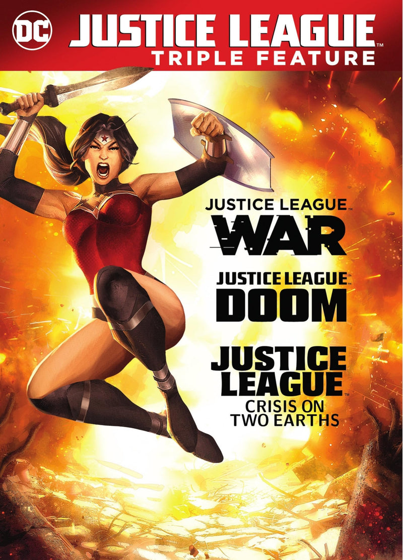 Justice League: War / Doom / Crisis on 2 Earths - DVD (Used)