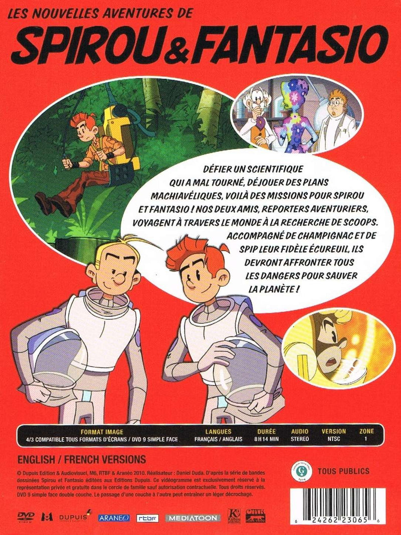 Les Nouvelles Aventures de Spirou & Fantasio, Incluant 19 épisodes inédits sur 4 DVD (LANGUAGE: French & English)