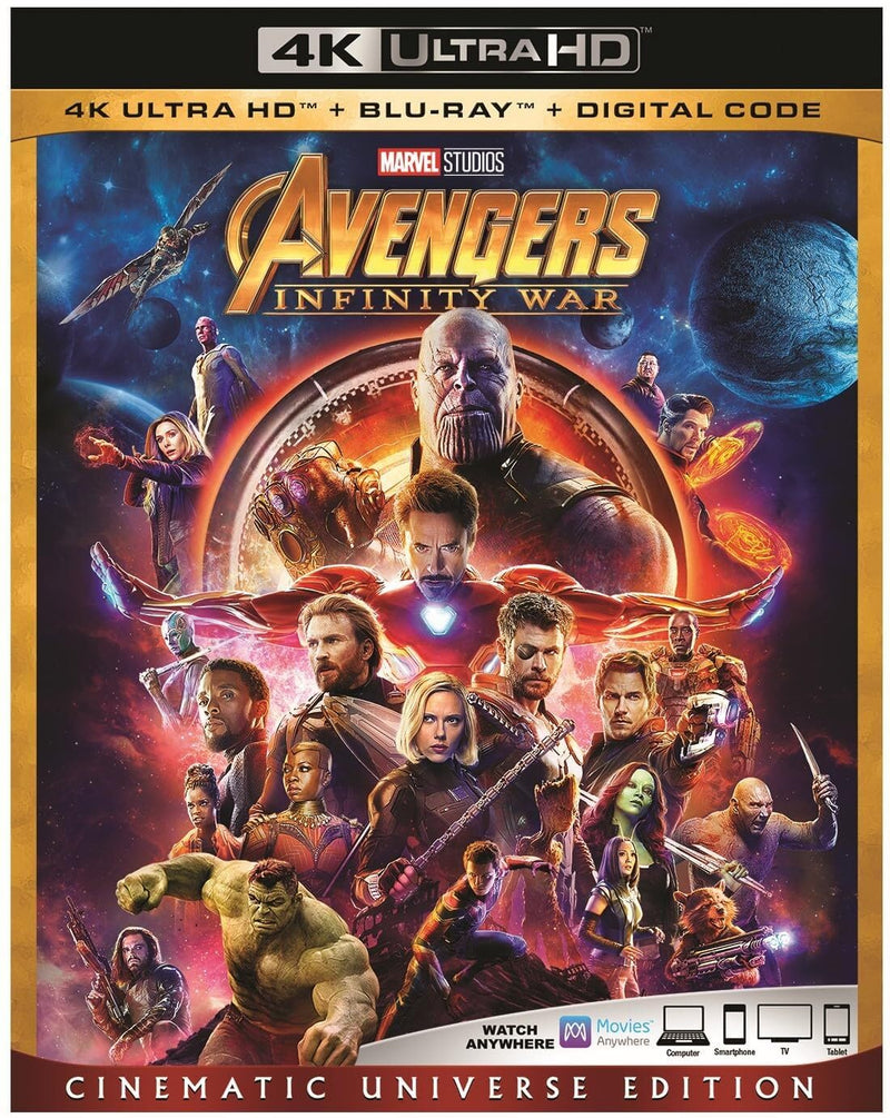 Avengers / Infinity War - 4K/Blu-Ray