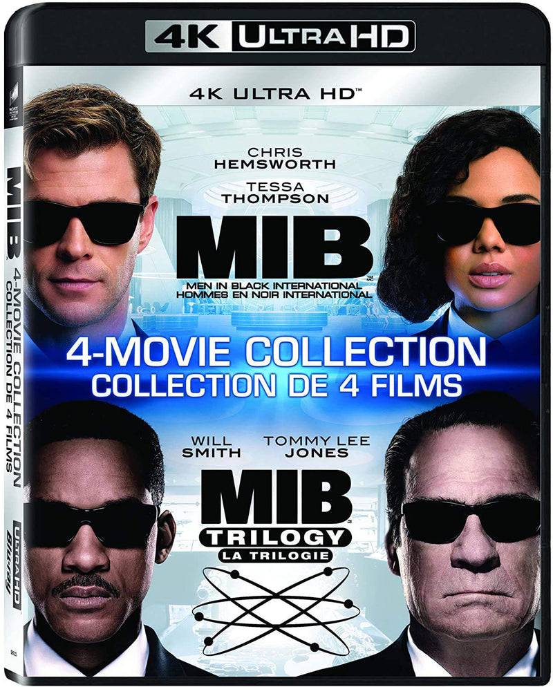 Men In Black (1997) + Men In Black 3 + Men In Black II + Men In Black: International - 4K