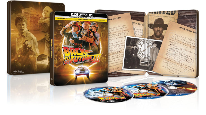 Back to the Future: Part III (Limited Edition Steelbook) - 4K