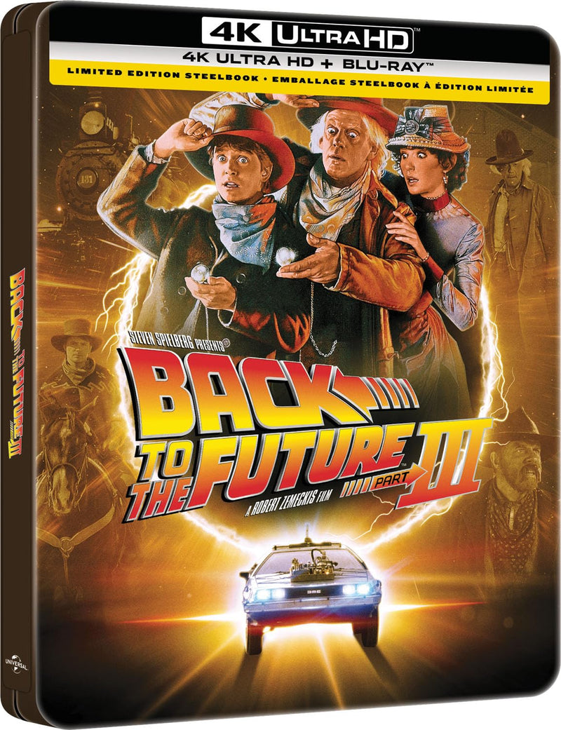 Back to the Future: Part III (Limited Edition Steelbook) - 4K