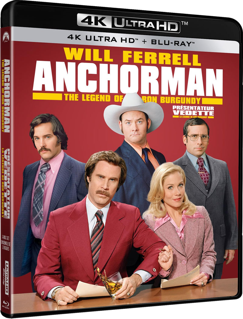 Anchorman: The Legend of Ron Burgundy - 4K/Blu-Ray