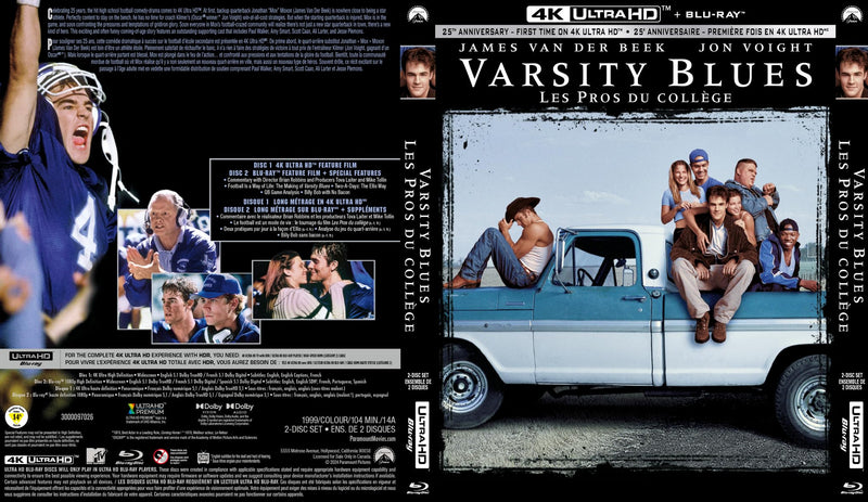 Varsity Blues - 4K/Blu-Ray