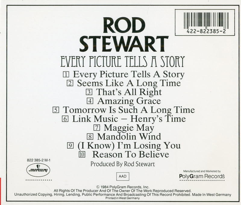 STEWART;ROD - EVERY PICTURE TELLS A STORY