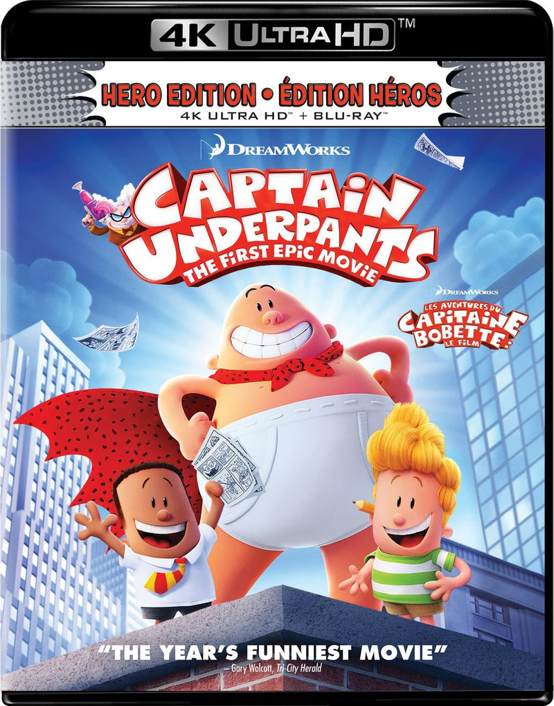 Captain Underpants / The First Epic Movie: Hero Edition - 4K/Blu-Ray