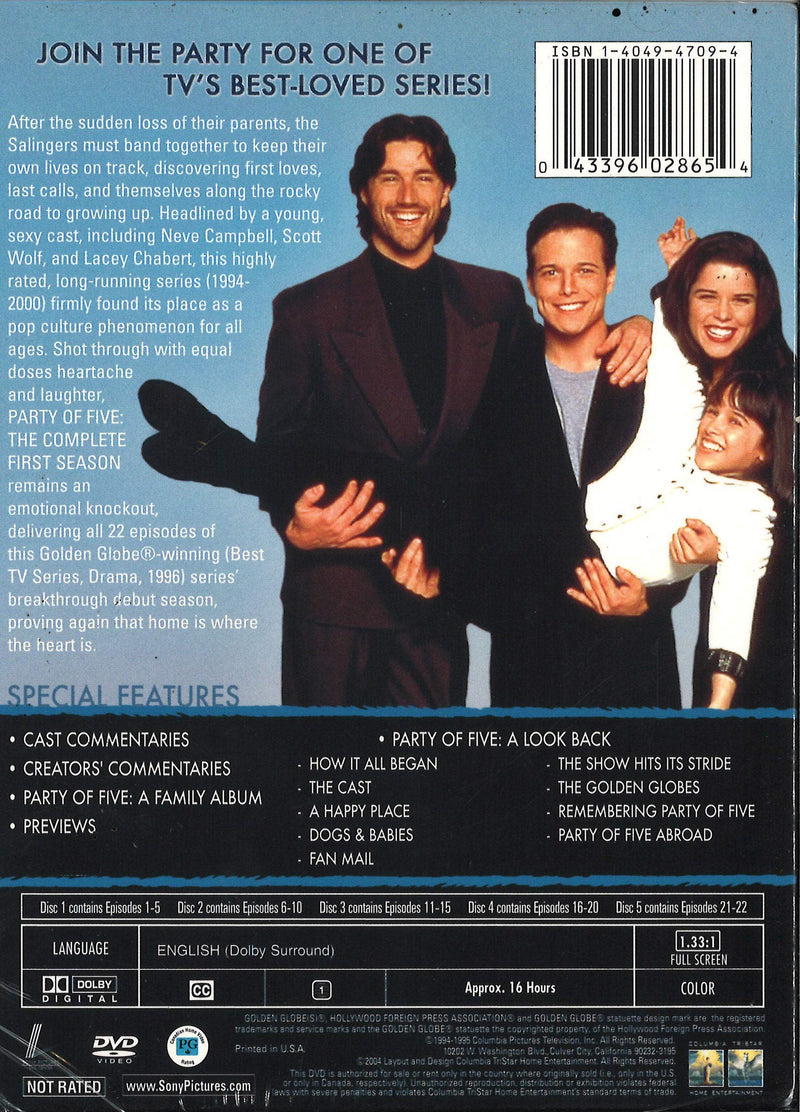 Party of Five : Season 1 - DVD (Used)