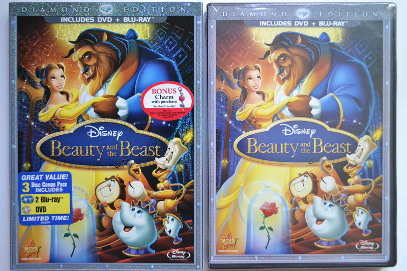 Beauty and the Beast: Diamond Edition - 3-Disc BD Combo Pack (2-Disc BD+DVD IN DVD Amaray) [Blu-ray]