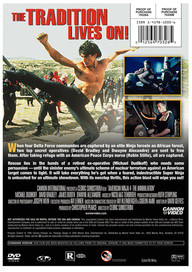 American Ninja 4 - The Annihilation (Sous-titres français) [Import]