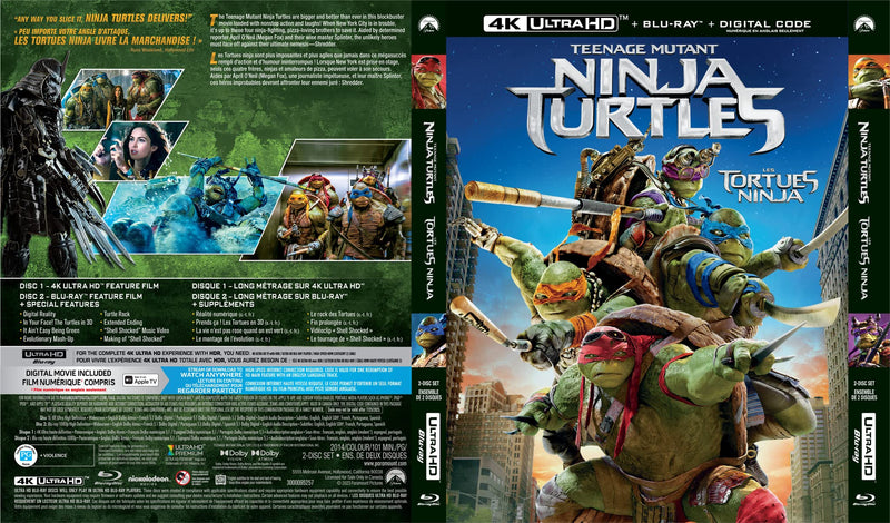 Teenage Mutant Ninja Turtles (2014) - 4K/Blu-Ray