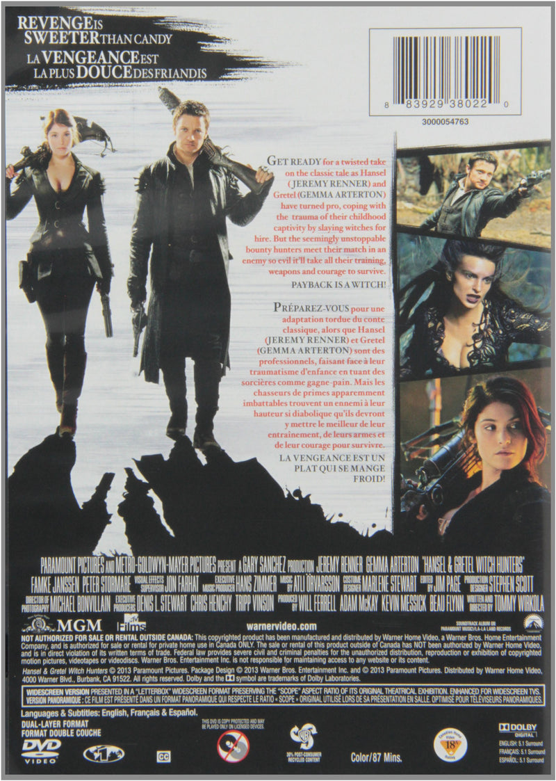 Hansel & Gretel: Witch Hunters - DVD (Used)