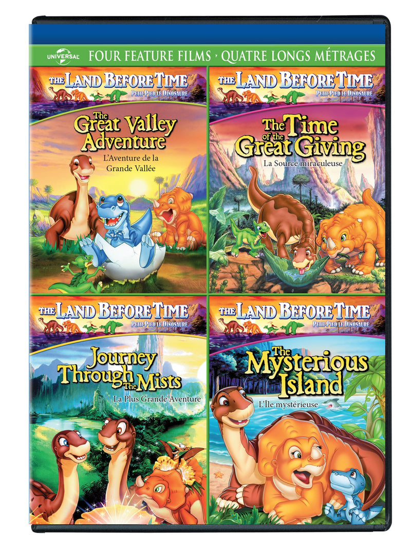 The Great valley Adventure / The Time of the Great Giving / Journey Through the Mists / Mysterious Island (The Land Before Time Four Feature) (Bilingual)