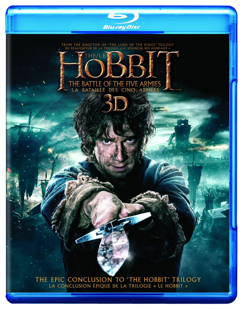 The Hobbit: The Battle of the Five Armies [Blu-ray 3D + Blu-ray] (Bilingual) (Used)