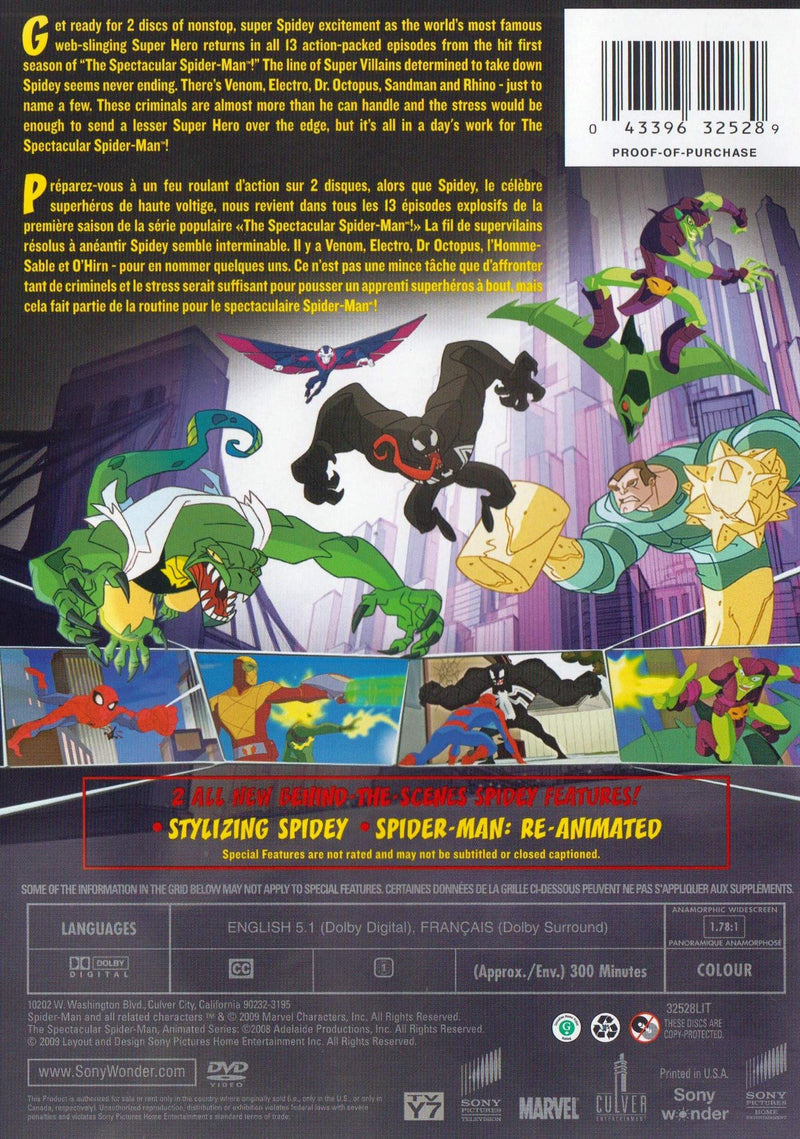 The Spectacular Spider-Man: Season 1 (Bilingual)