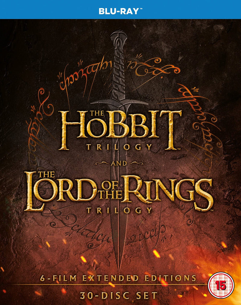 The Hobbit Trilogy and The Lord of the Rings Trilogy: 6-Film Extended Editions [Blu-ray]