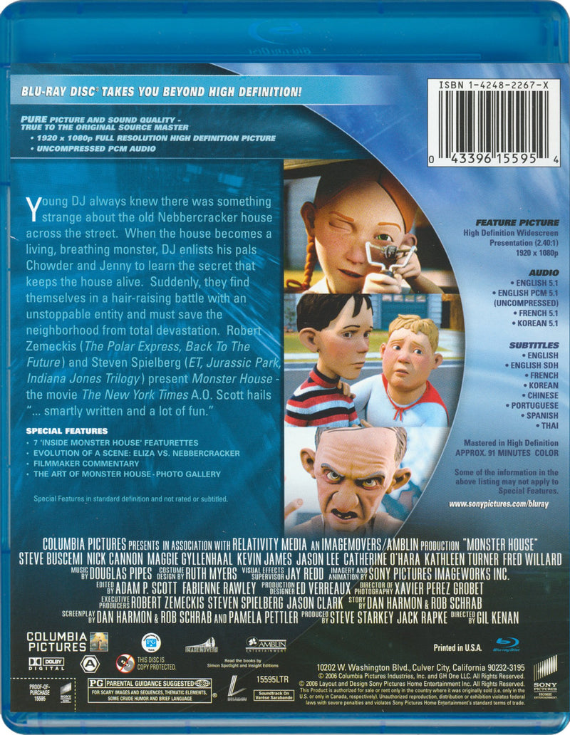 Monster House - Blu-Ray (Used)