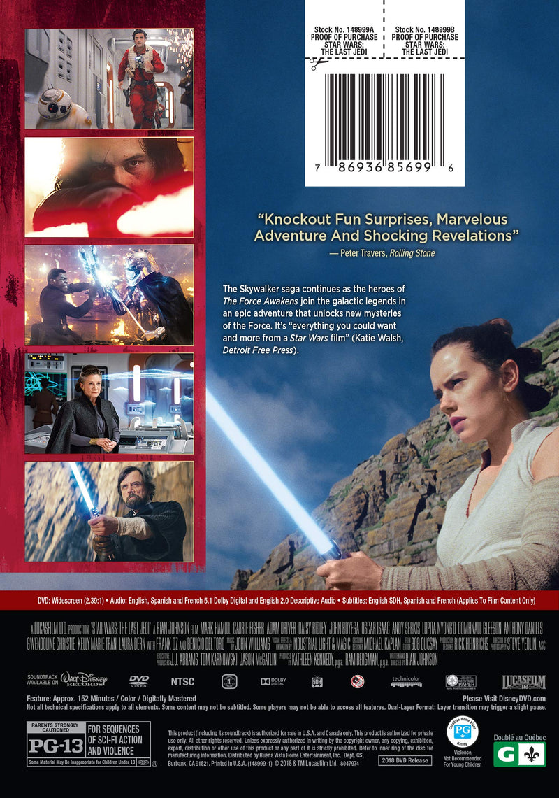 Star Wars: Episode VIII: The Last Jedi (Bilingual)