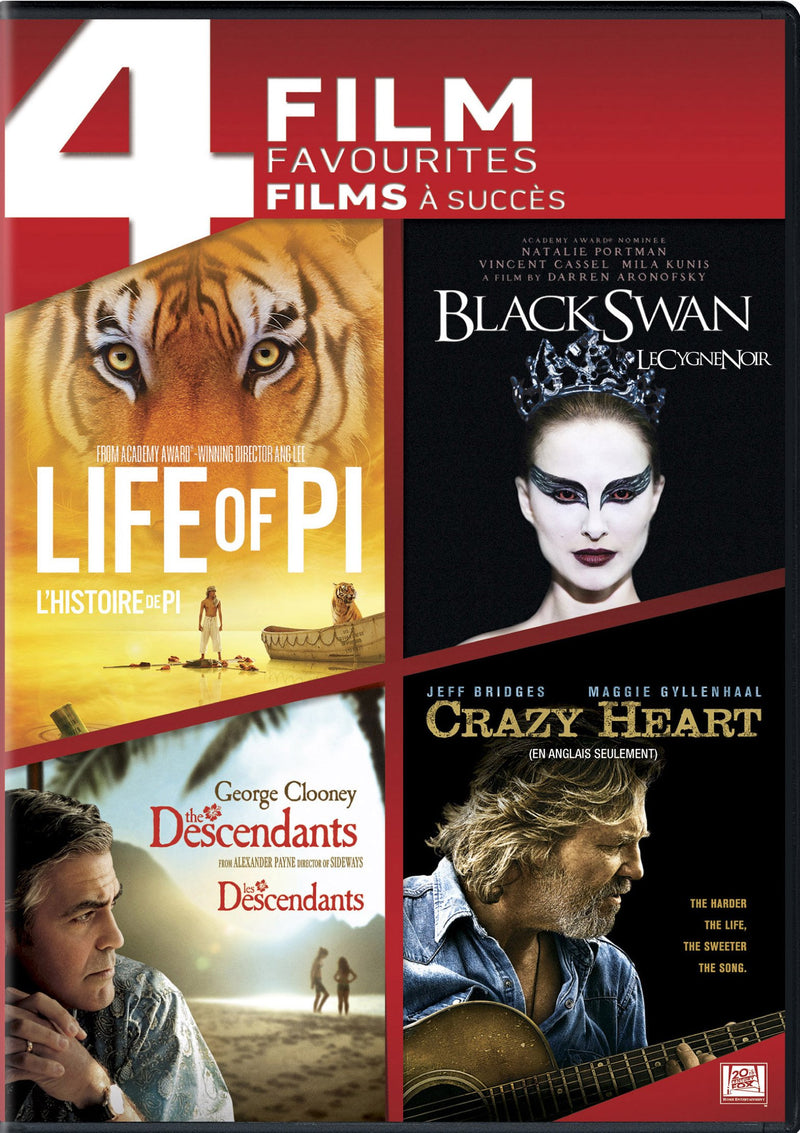 Life Of Pi / Black Swan / The Descendants / Crazy Heart (Bilingual)