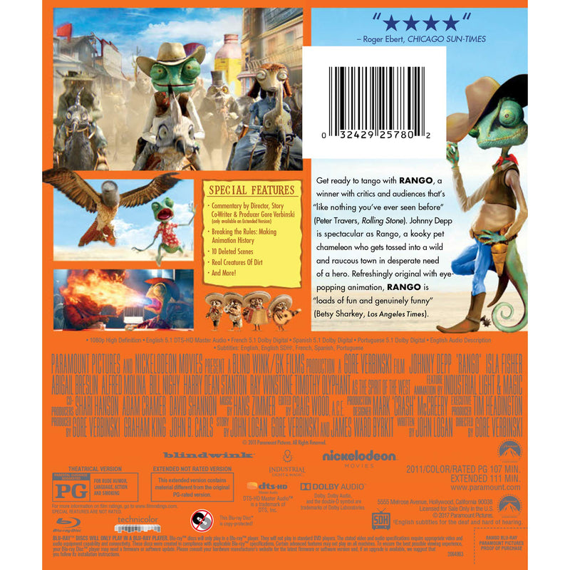 Rango [Blu-ray]