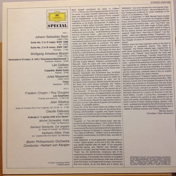 Herbert von Karajan / Dreams - LP (Used)