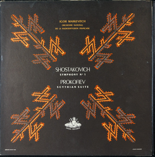 Shostakovitch, Prokofiev, Igor Markevitch / Symphony No. 1 / Scythian Suite - LP Used