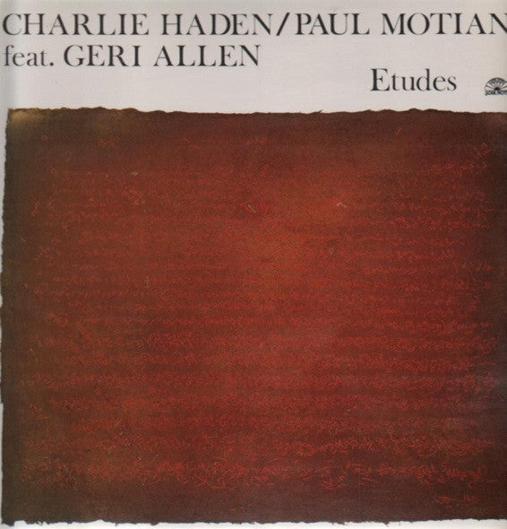 Charlie Haden / Paul Motian Feat. Geri Allen – Etudes - LP Used