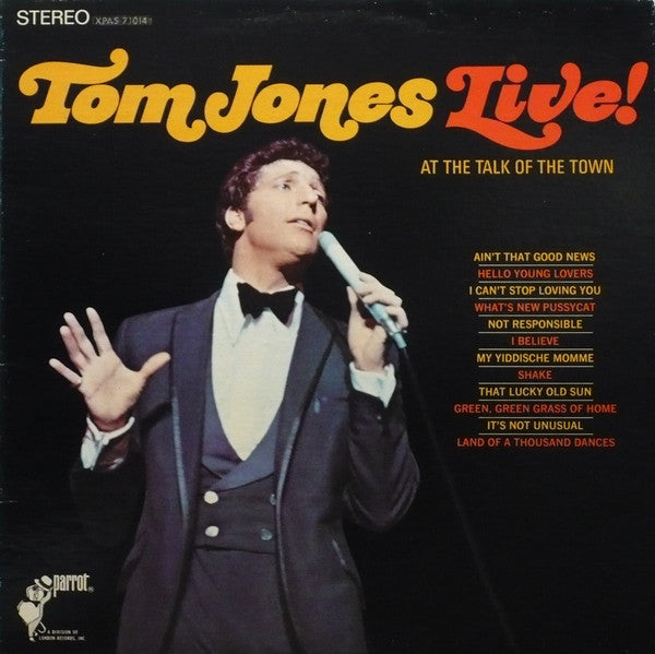 Tom Jones ‎/ Tom Jones Live! At The Talk Of The Town - LP Used