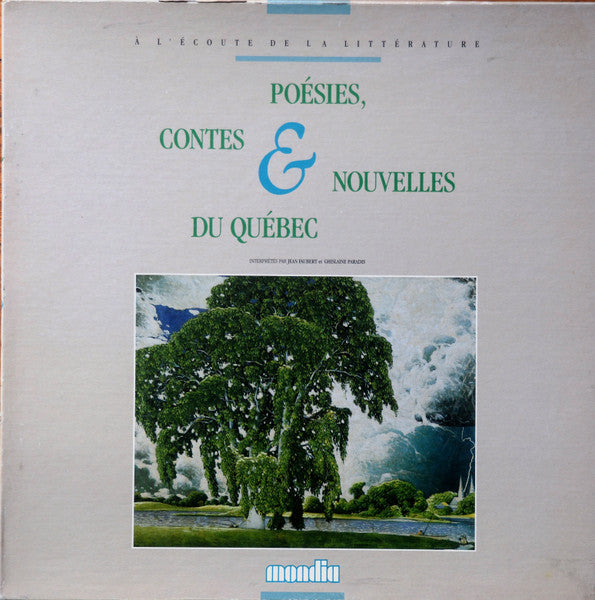 Ghislaine Paradis Et Jean Faubert / Poésies, Contes & Nouvelles Du Québec - 2LP Used