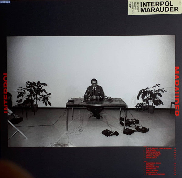 Interpol / Marauder - LP CREAM