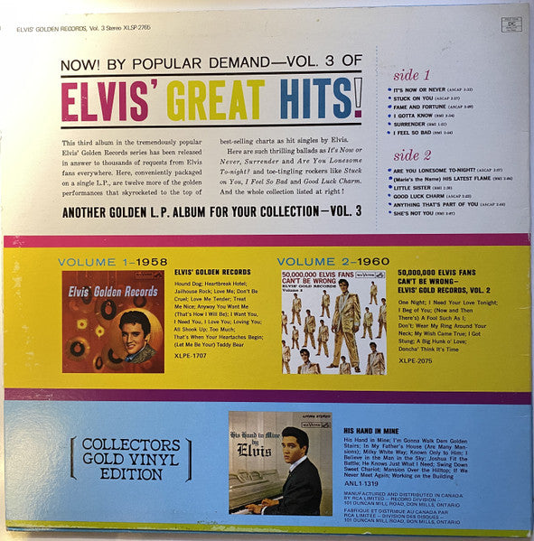 Elvis Presley / Elvis&