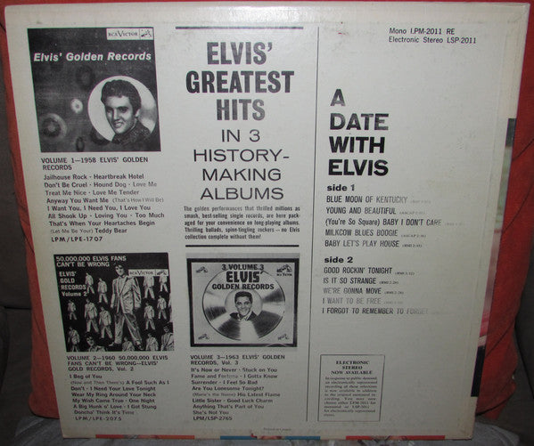 Elvis Presley / A Date With Elvis - LP USED