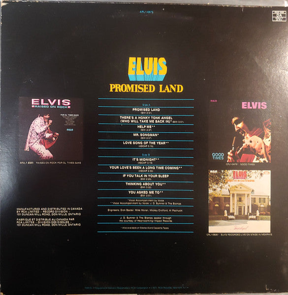 Elvis Presley / Promised Land - LP USED