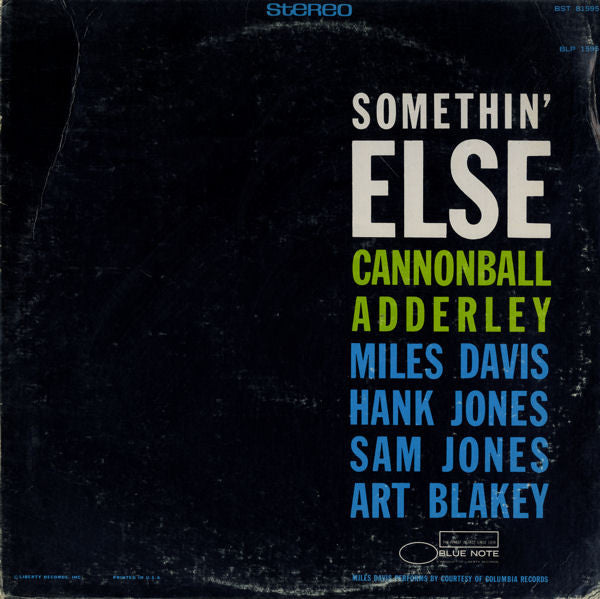 Cannonball Adderley / Somethin&