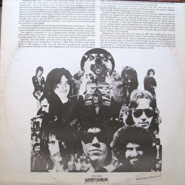 Steppenwolf / 16 Greatest Hits - LP USED