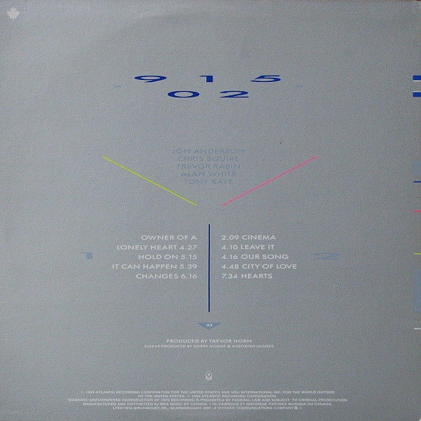 Yes / 90125 - LP USED