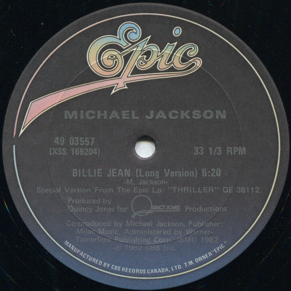 Michael Jackson / Billie Jean - LP 12&