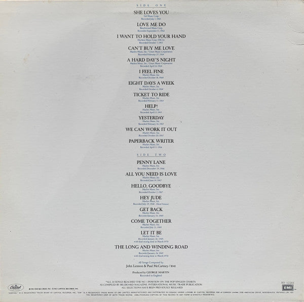 The Beatles / 20 Greatest Hits - LP USED