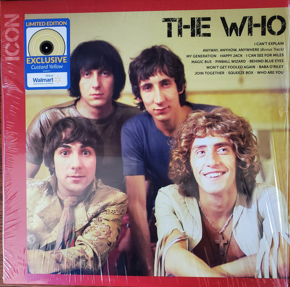 The Who / Icon - LP CUSTARD YELLOW