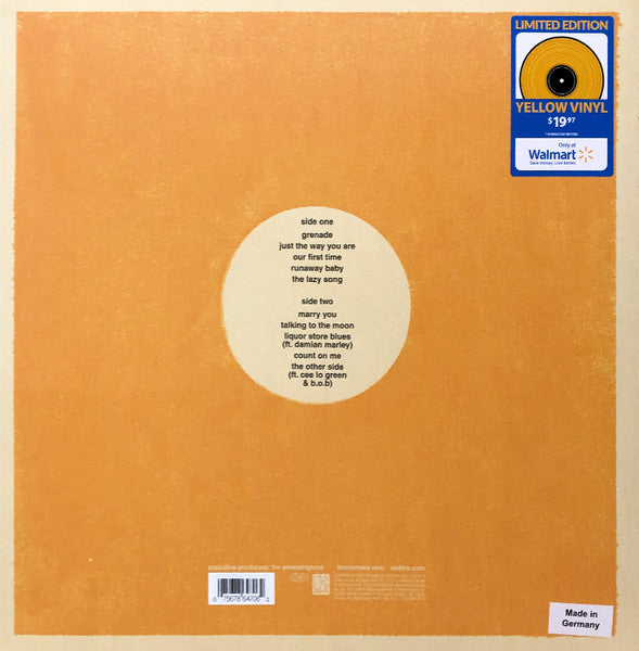 Bruno Mars / Doo-Wops & Hooligans - LP YELLOW