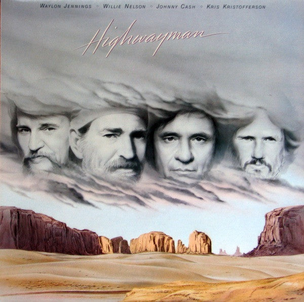 Waylon Jennings, Willie Nelson, Johnny Cash, Kris Kristofferson / Highwayman - LP Used