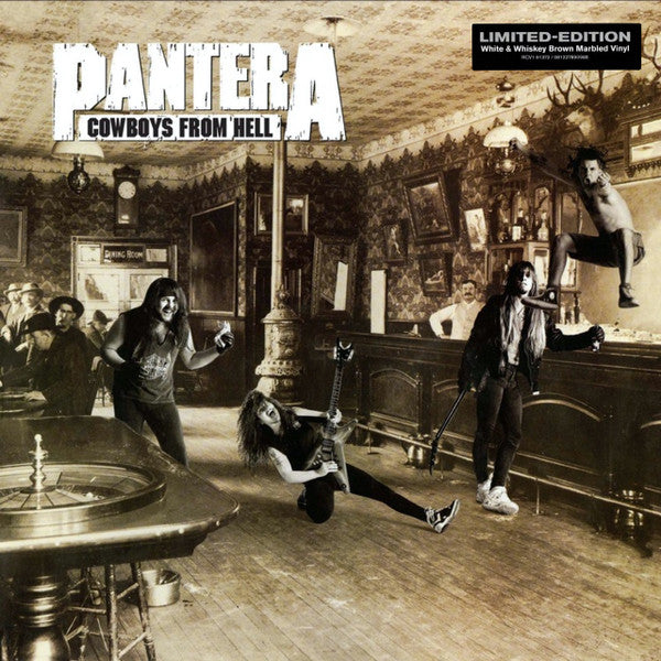 Pantera / Cowboys From Hell - LP WHITE, BLACK MARBLED