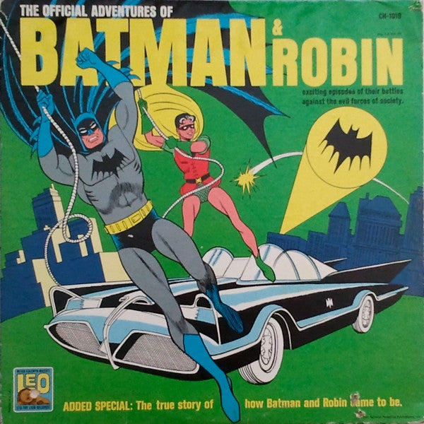 Various / The Official Adventures Of Batman & Robin: Exciting Episodes Of Their Battles Against The Evil Forces Of Society - LP Used