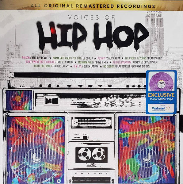 Various / Voices Of Hip Hop - LP PURPLE MARBLE