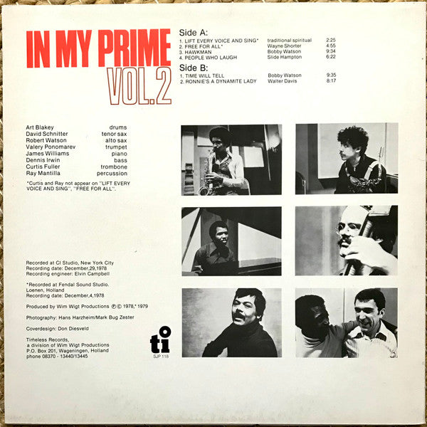 Art Blakey And The Jazzmessengers / In My Prime Vol. 2 - LP USED