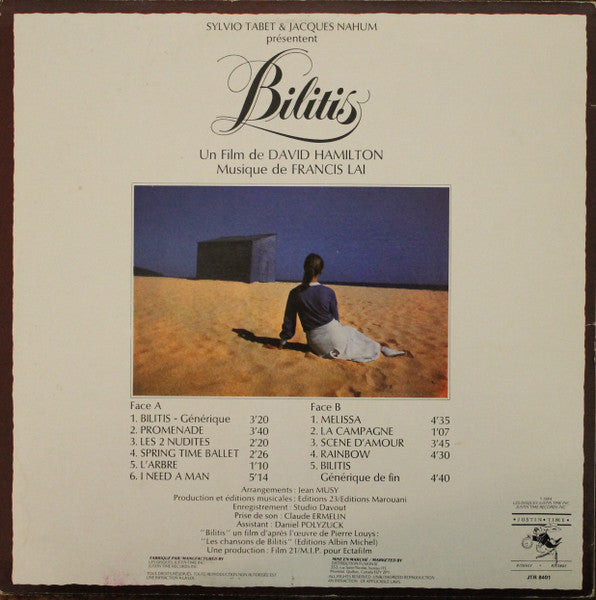 Francis Lai / Bilitis Un Film De David Hamilton - LP USED