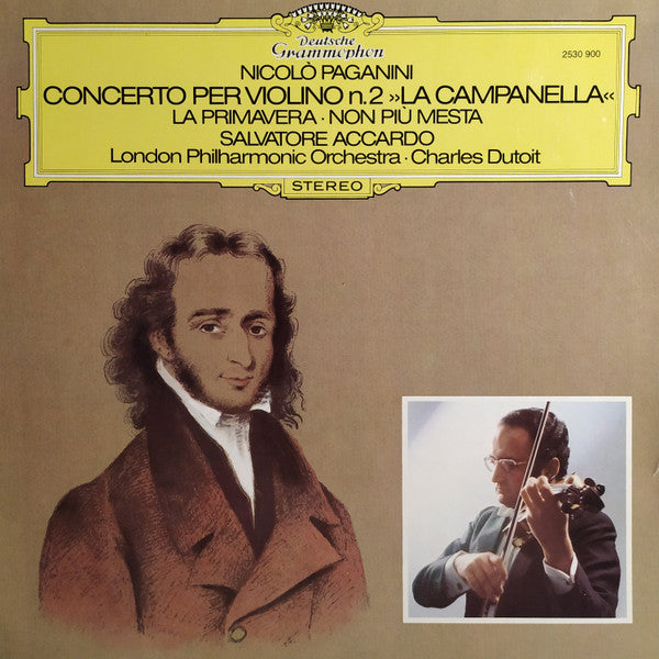 Charles Dutoit, Niccolò Paganini / Concerto Per Violino N. 2 »La Campanella« · La Primavera · Non Più Mesta - LP Used